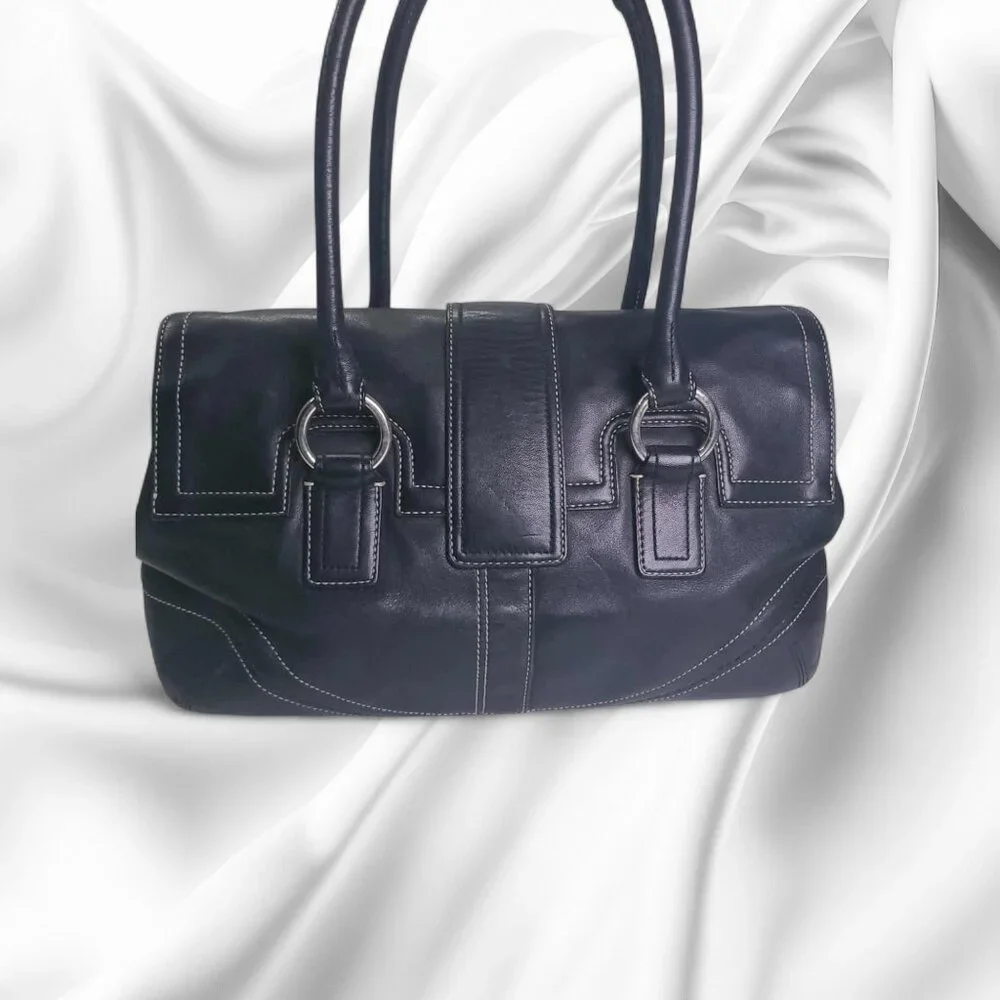 COACH Soho Black Y2K Satchel - Picture 3 of 10